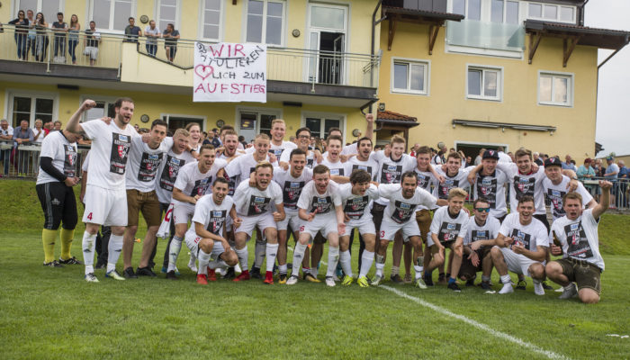 SK Adnet VS 1. Oberndorfer SK und Aufstiegsfeier